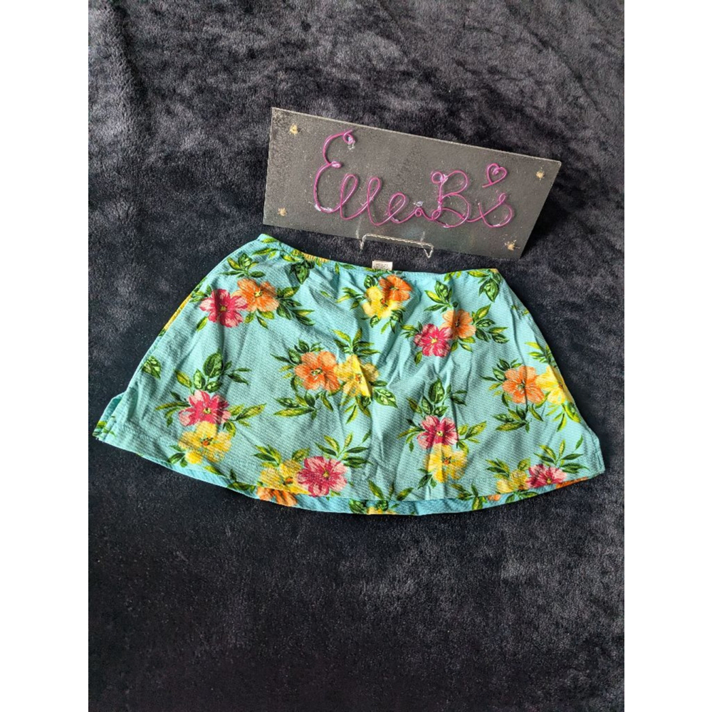 EUC Baja Blue Swim Cover Up Skirt XS